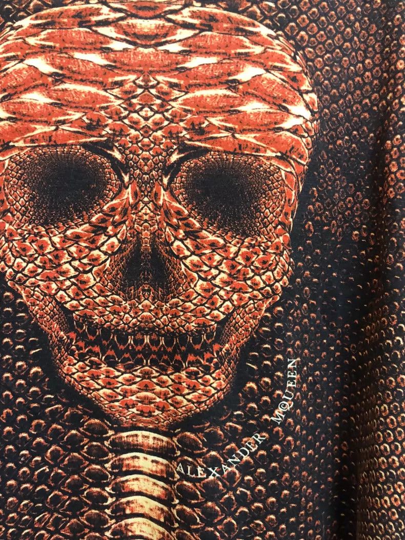 Alexander McQueen McQ Classic Skull Graphic T-Shirt Size US L / EU 52-54 / 3 - 3 Thumbnail