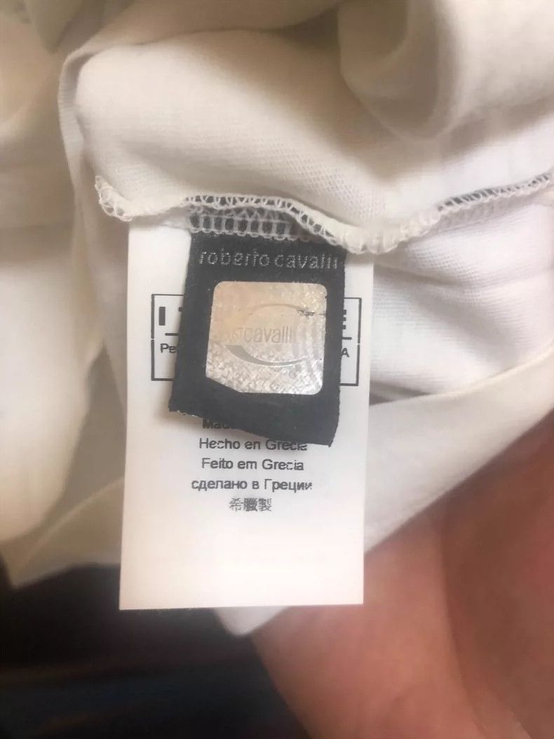 Roberto Cavalli Cavalli Short Sleeve T-Shirt with Stars Size US L / EU 52-54 / 3 - 4 Thumbnail
