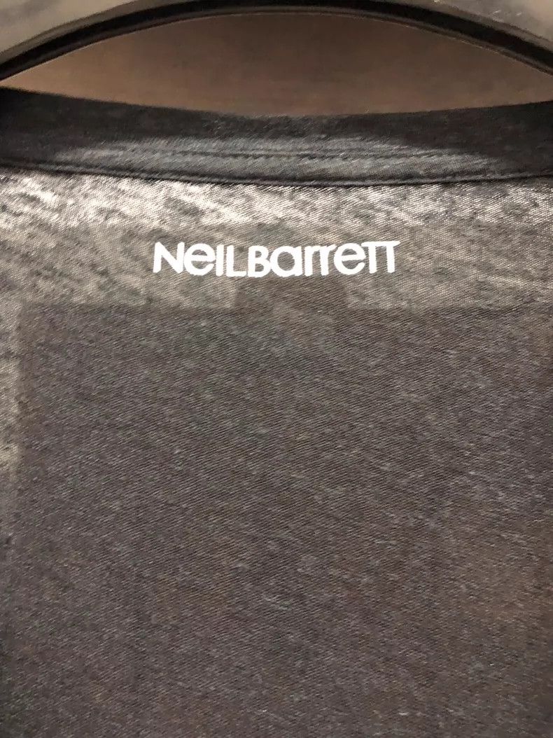Neil Barrett Neil Barrett Black Graphic T-Shirt Size US L / EU 52-54 / 3 - 4 Thumbnail