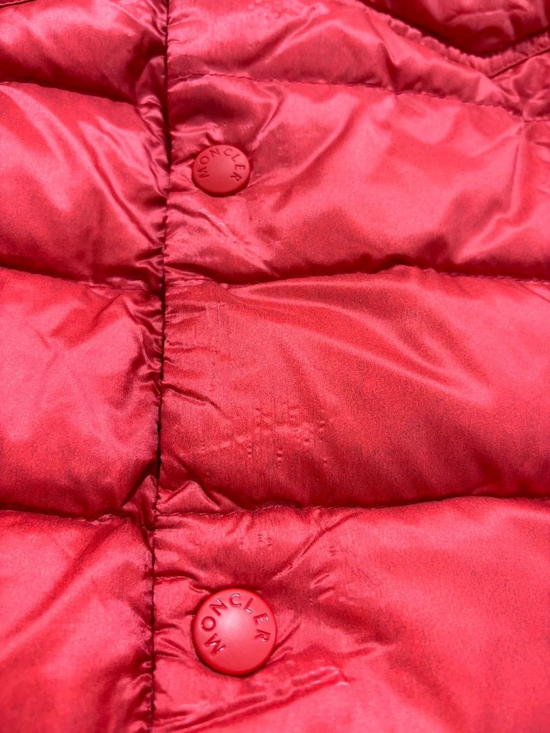Moncler Moncler Red Down Vest with Minor Defects Size US S / EU 44-46 / 1 - 9 Thumbnail