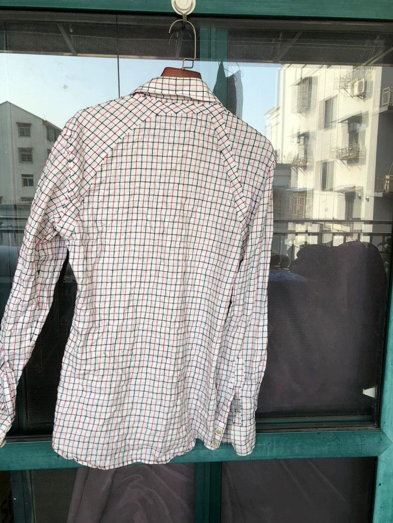 Alexander McQueen Long Sleeve Shirt with Pockets in Wool Size US M / EU 48-50 / 2 - 2 Thumbnail