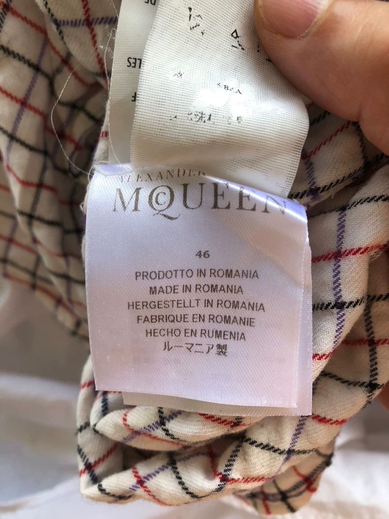 Alexander McQueen Long Sleeve Shirt with Pockets in Wool Size US M / EU 48-50 / 2 - 5 Thumbnail