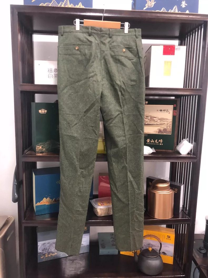 Anonymous Club Thick Wool Retro Casual Pants Size US 44 / EU 60 - 2 Thumbnail