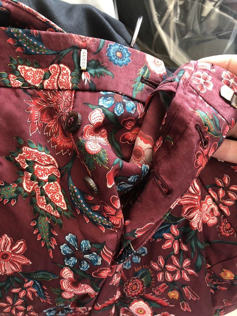 Gucci Gucci Floral Casual Pants with Silk Size US 32 / EU 48 - 5 Thumbnail