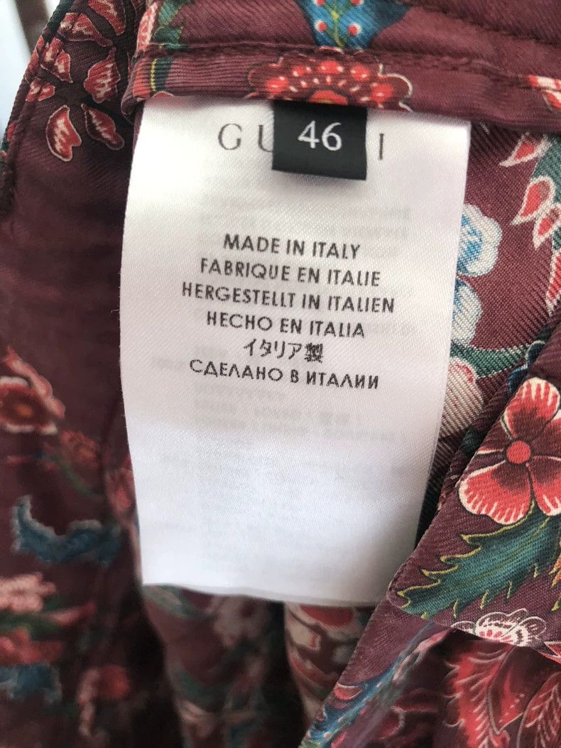Gucci Gucci Floral Casual Pants with Silk Size US 32 / EU 48 - 4 Thumbnail