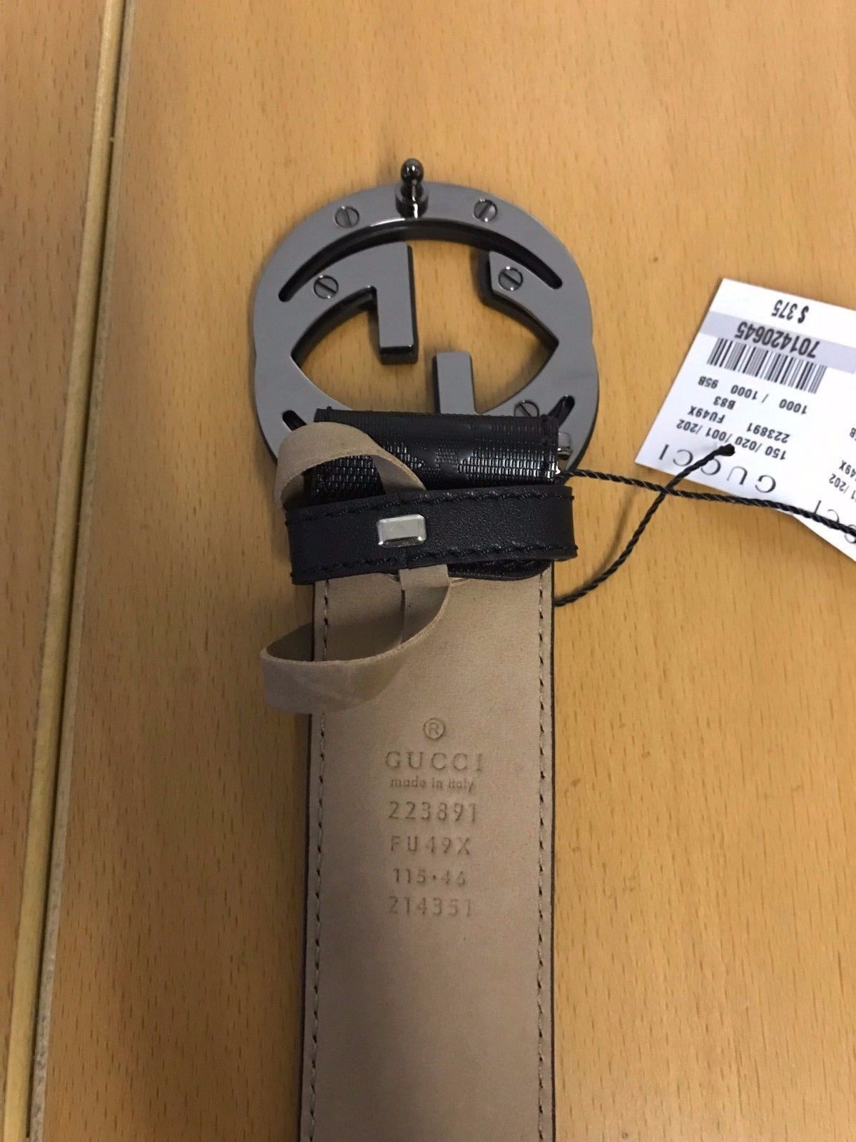223891 GG Imprime Interlocking G Belt Size 90/36