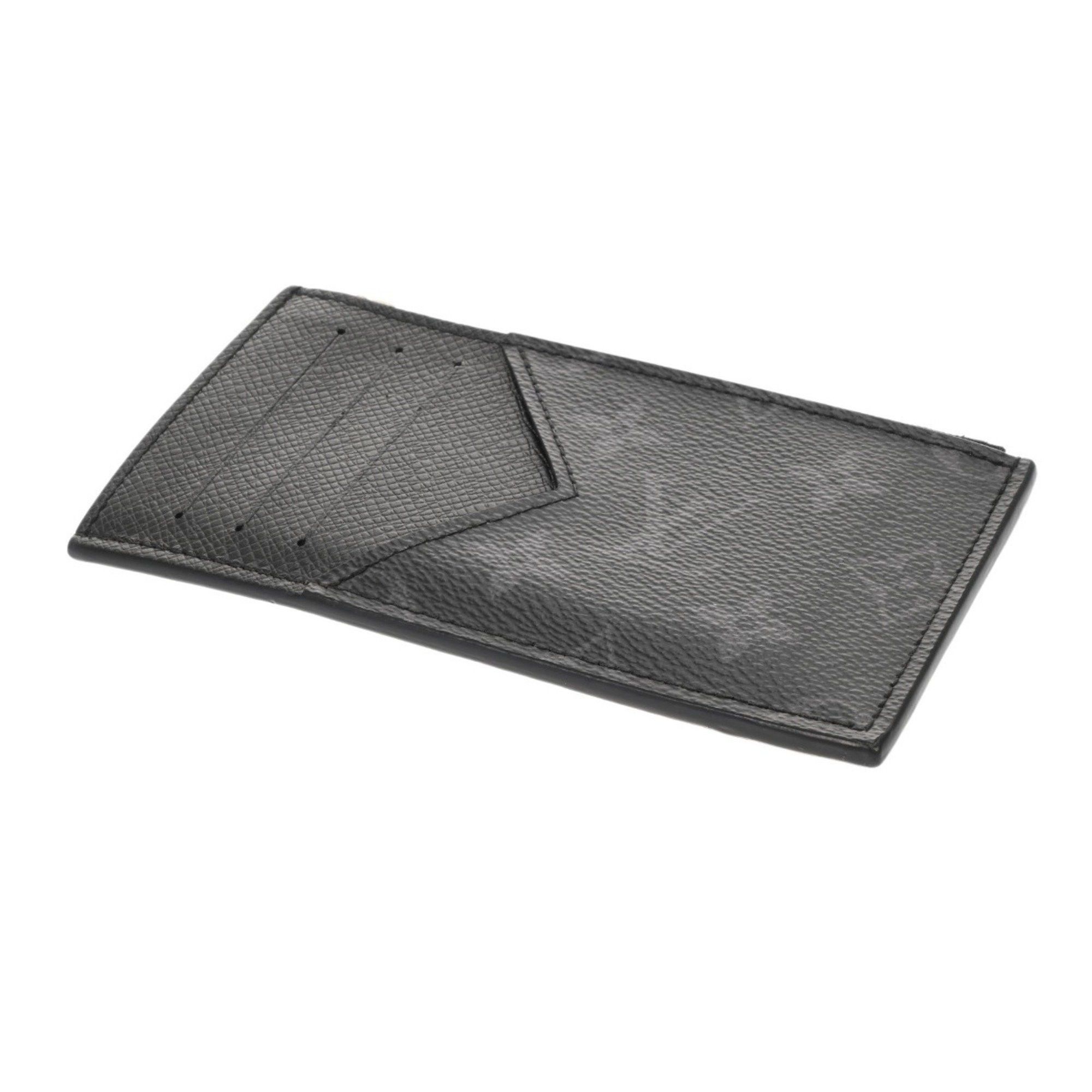 Louis Vuitton Louis Vuitton Taiga Rama Eclipse Coin Card Holder Noir M30271 Men's Monogram Canvas Case Size ONE SIZE - 3 Thumbnail