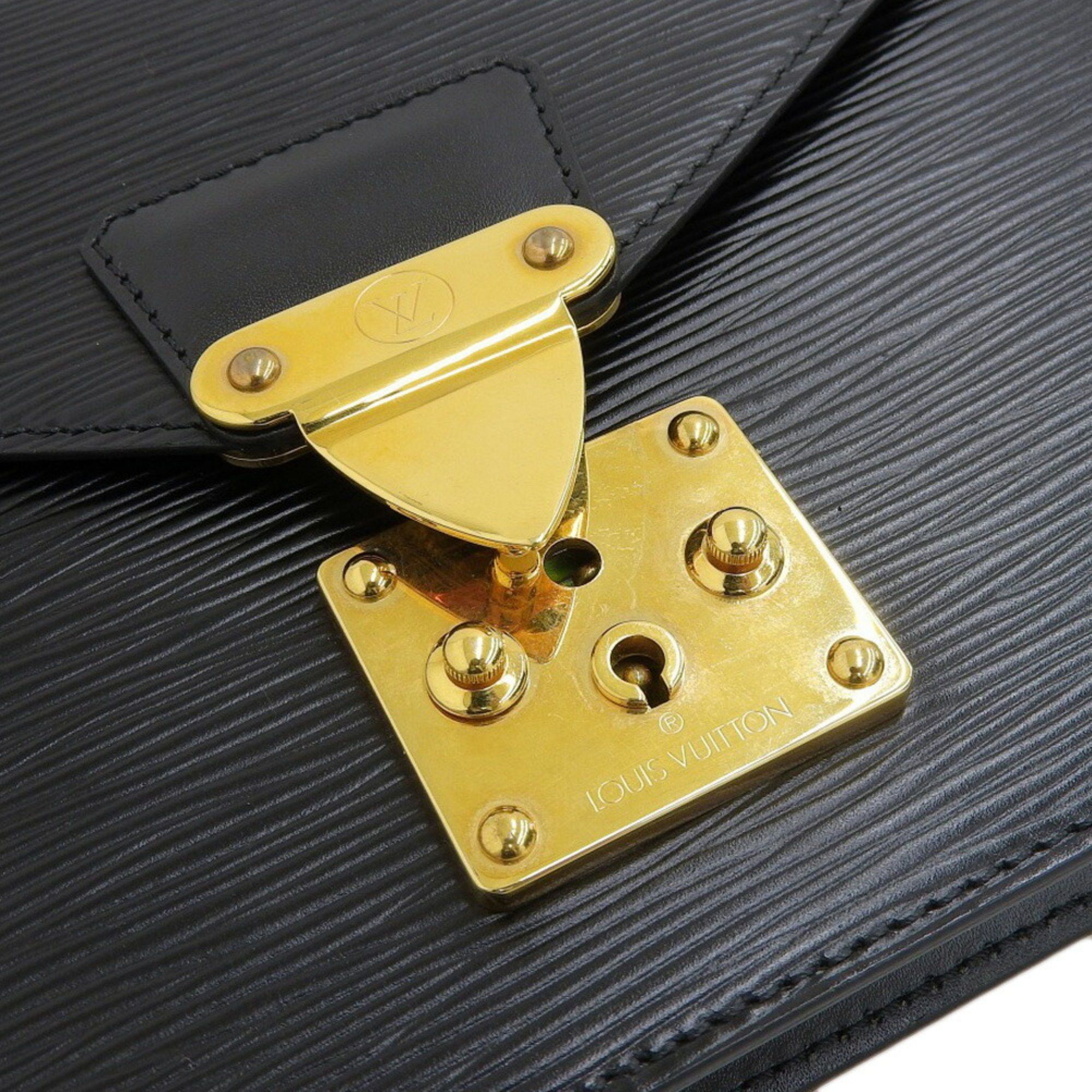 Louis Vuitton Louis Vuitton Epi Pochette Serie Dragonne M52612 Second Bag Clutch Leather Black Size ONE SIZE - 5 Thumbnail