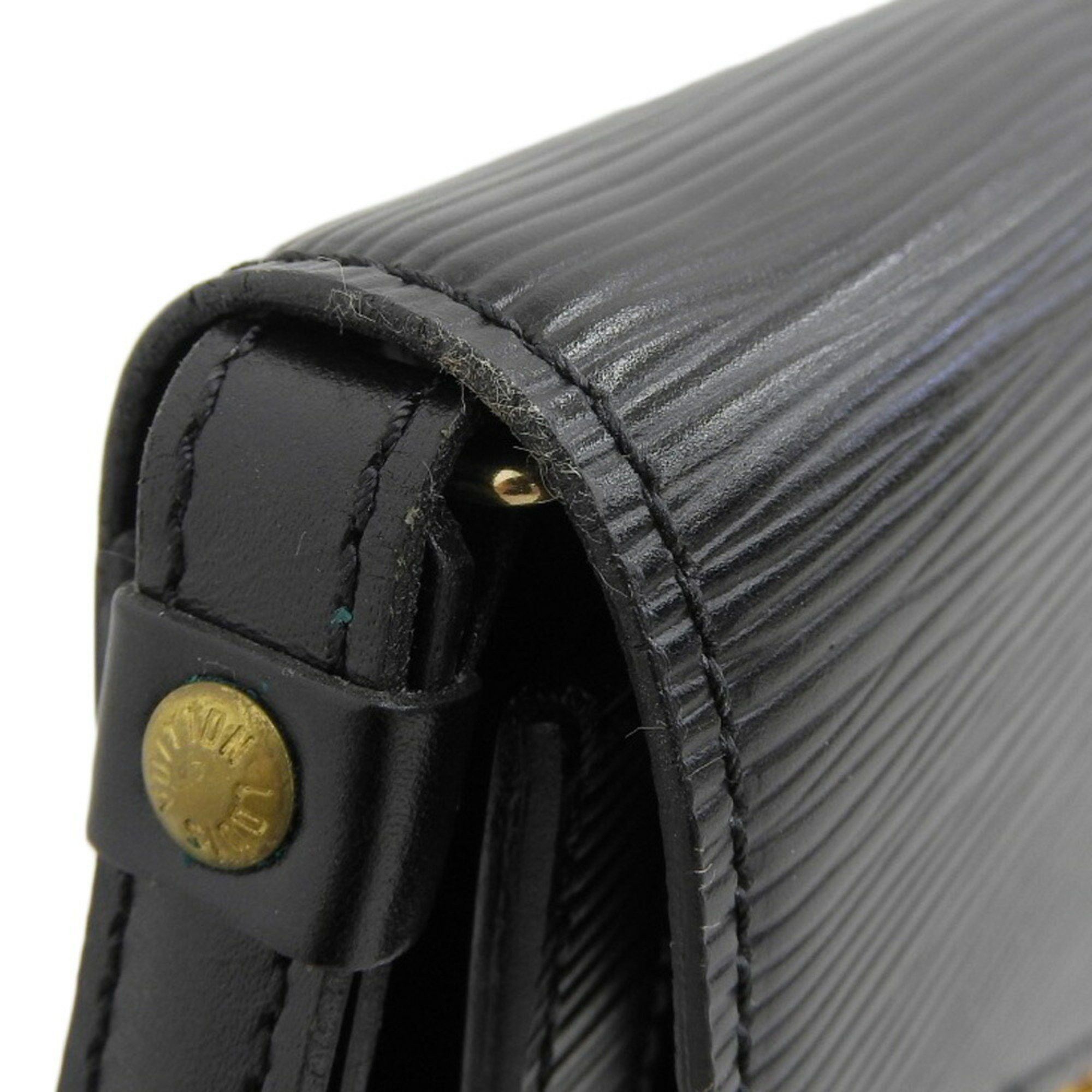 Louis Vuitton Louis Vuitton Epi Pochette Serie Dragonne M52612 Second Bag Clutch Leather Black Size ONE SIZE - 6 Thumbnail