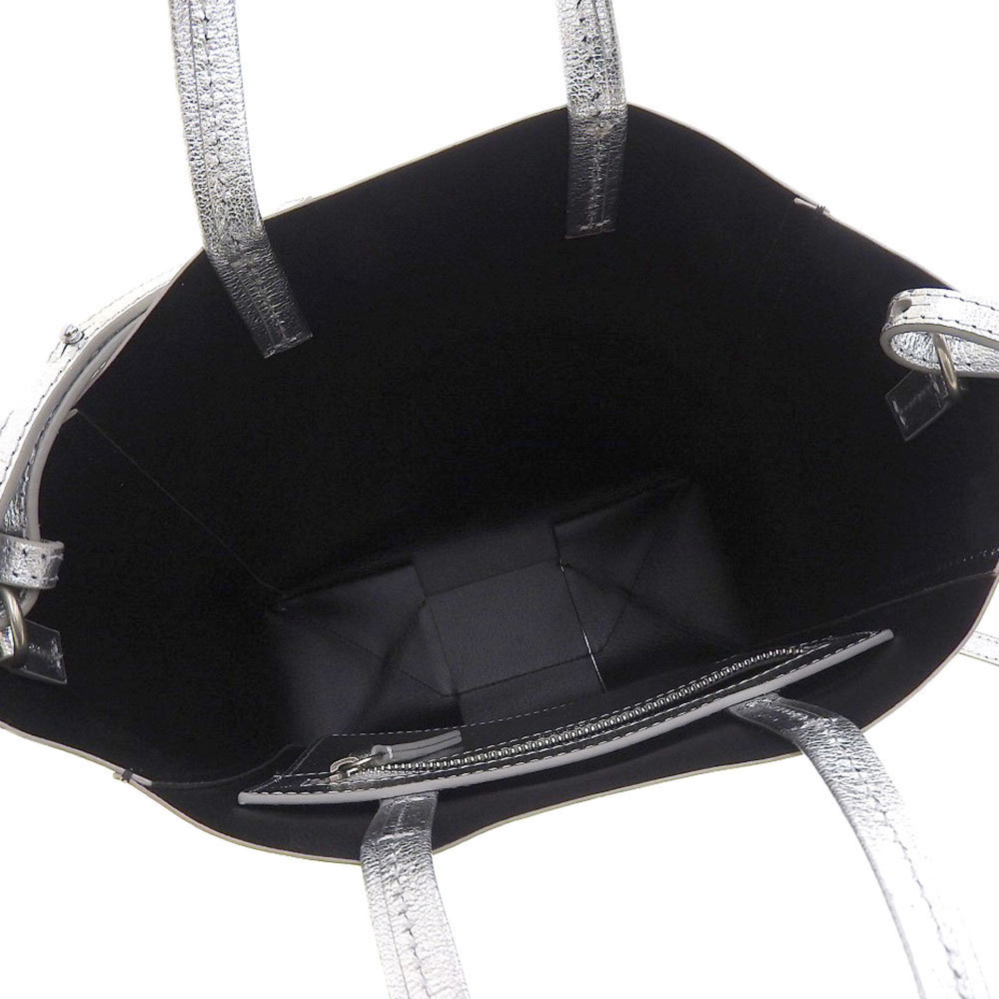 Celine CELINE Vertical Cabas Small Handbag Shoulder Bag Silver Size ONE SIZE - 3 Thumbnail