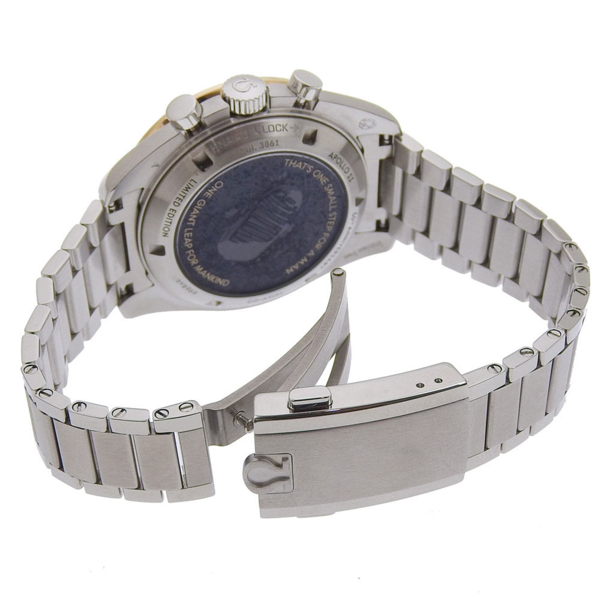 Omega Like new OMEGA Speedmaster Moonwatch Apollo 11 50th Anniversary Model 310 20 42 50 01 001 6969 Limited Edition Size ONE SIZE - 3 Thumbnail