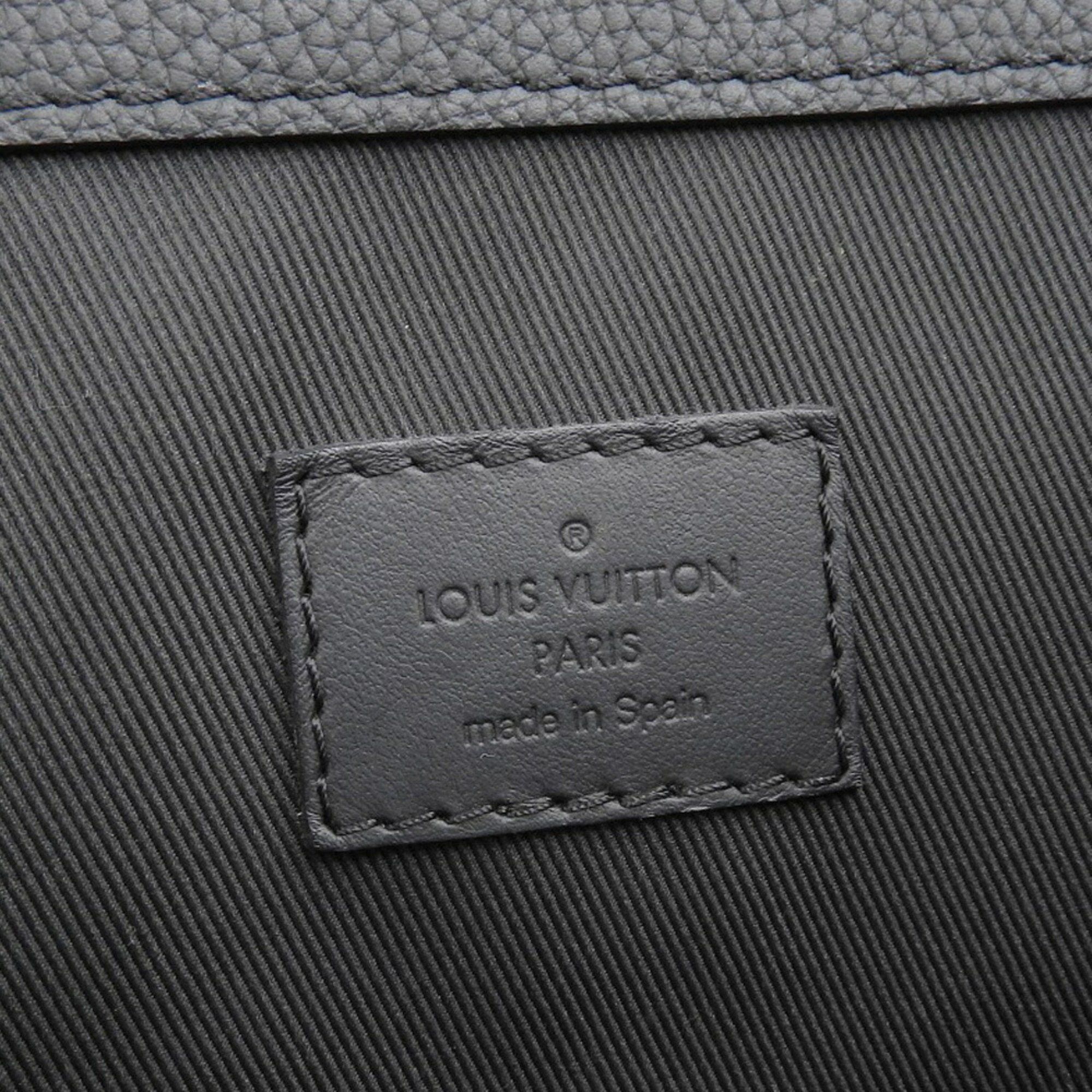 Louis Vuitton LOUIS VUITTON Aerogram Take Off Tote M57308 Bag Men's Grained Leather Black Size ONE SIZE - 6 Thumbnail