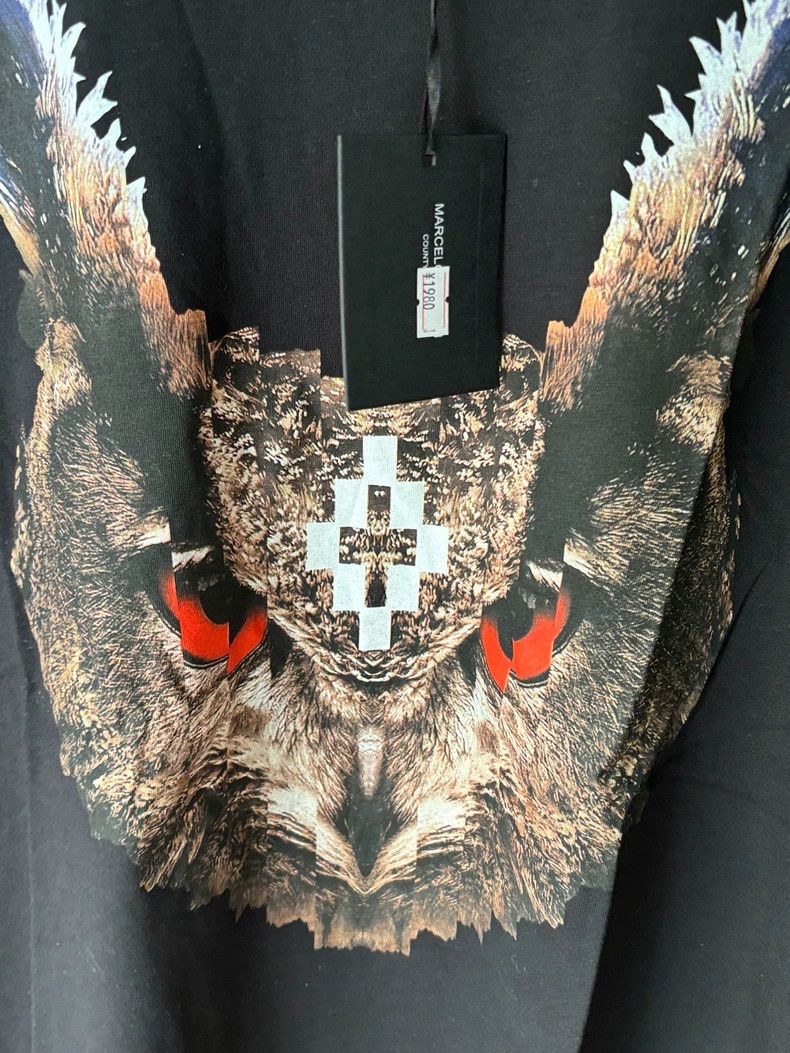 Marcelo Burlon Marcelo Burlon Owl Graphic Short Sleeve T-Shirt Size US S / EU 44-46 / 1 - 3 Thumbnail
