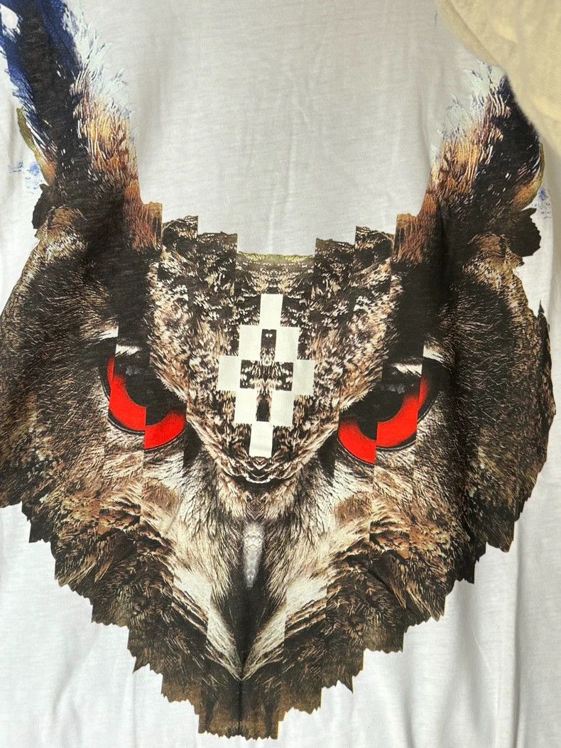 Marcelo Burlon Marcelo Burlon Men's Owl Short Sleeve T-Shirt Size US XS / EU 42 / 0 - 3 Thumbnail