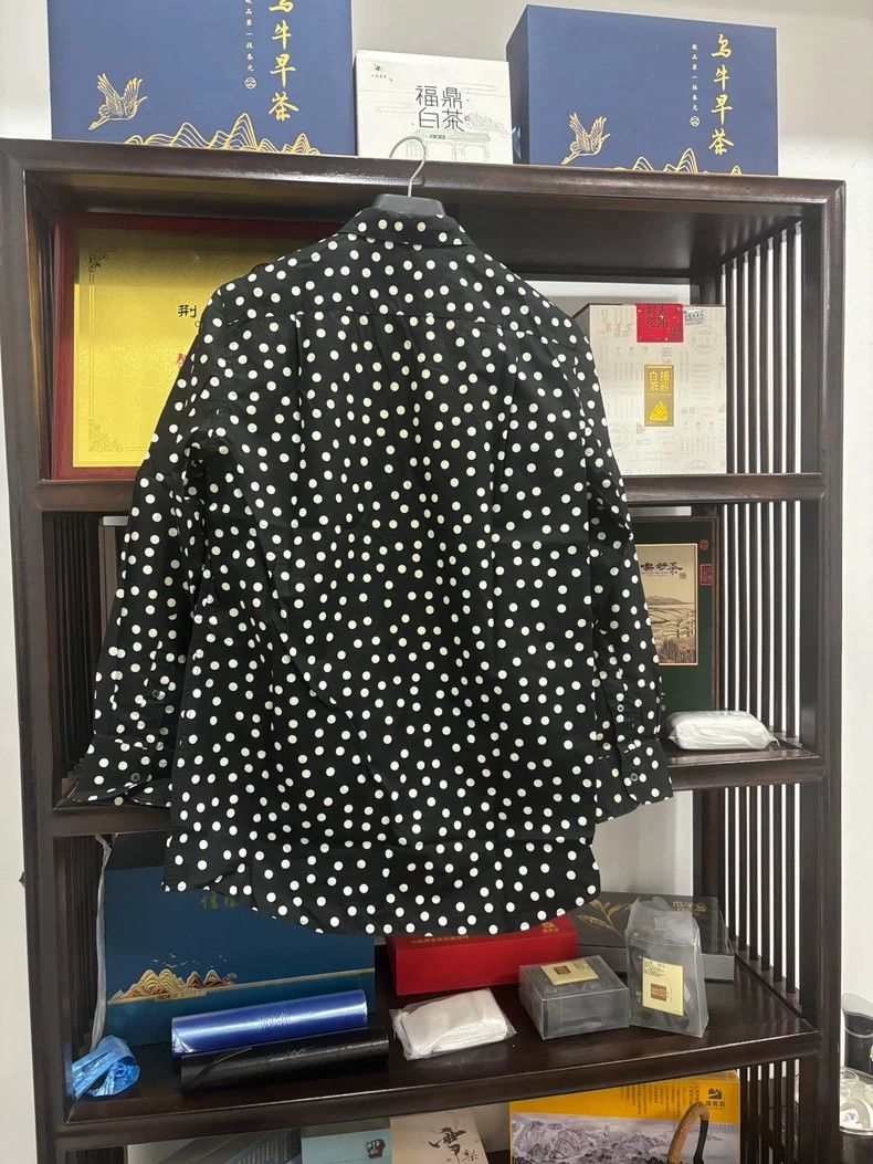 Dolce & Gabbana Black Long Sleeve Shirt with Pineapples Size US M / EU 48-50 / 2 - 2 Thumbnail