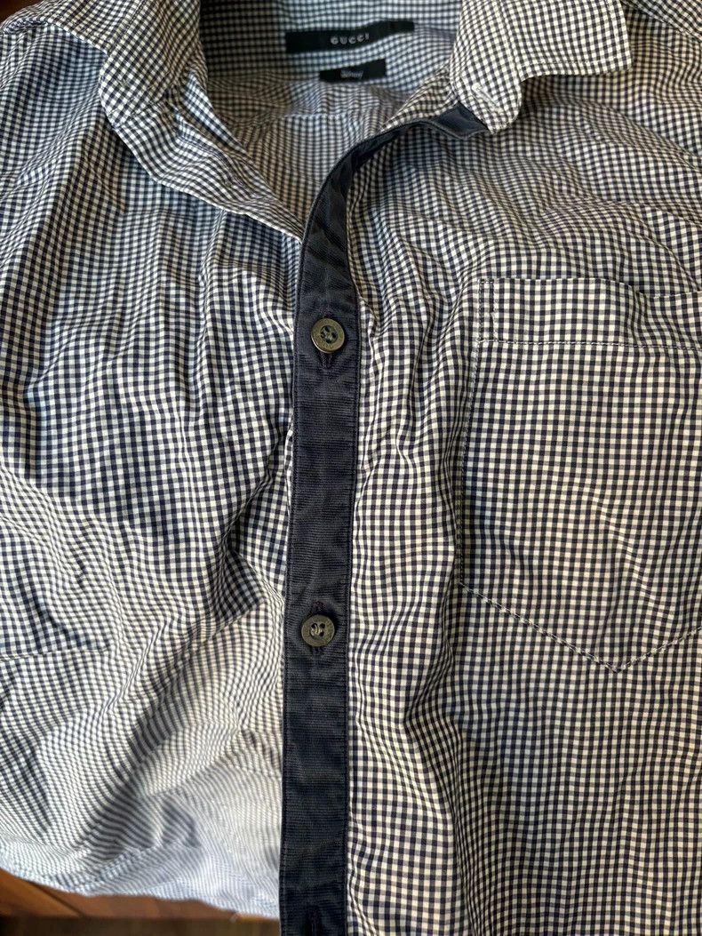 Gucci Gucci Long Sleeve Shirt Size 42 L Size US M / EU 48-50 / 2 - 3 Thumbnail