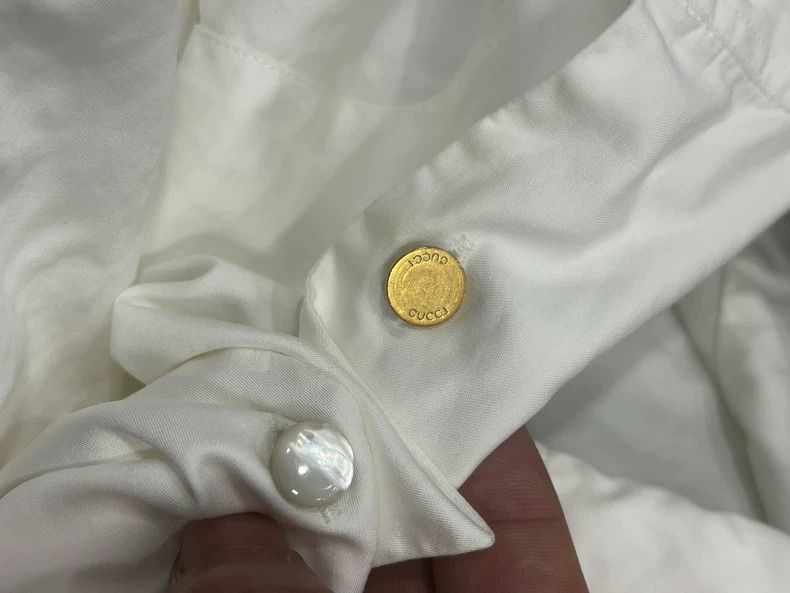 Gucci Gucci Long Sleeve Dress Shirt with Buttons Size US M / EU 48-50 / 2 - 8 Thumbnail