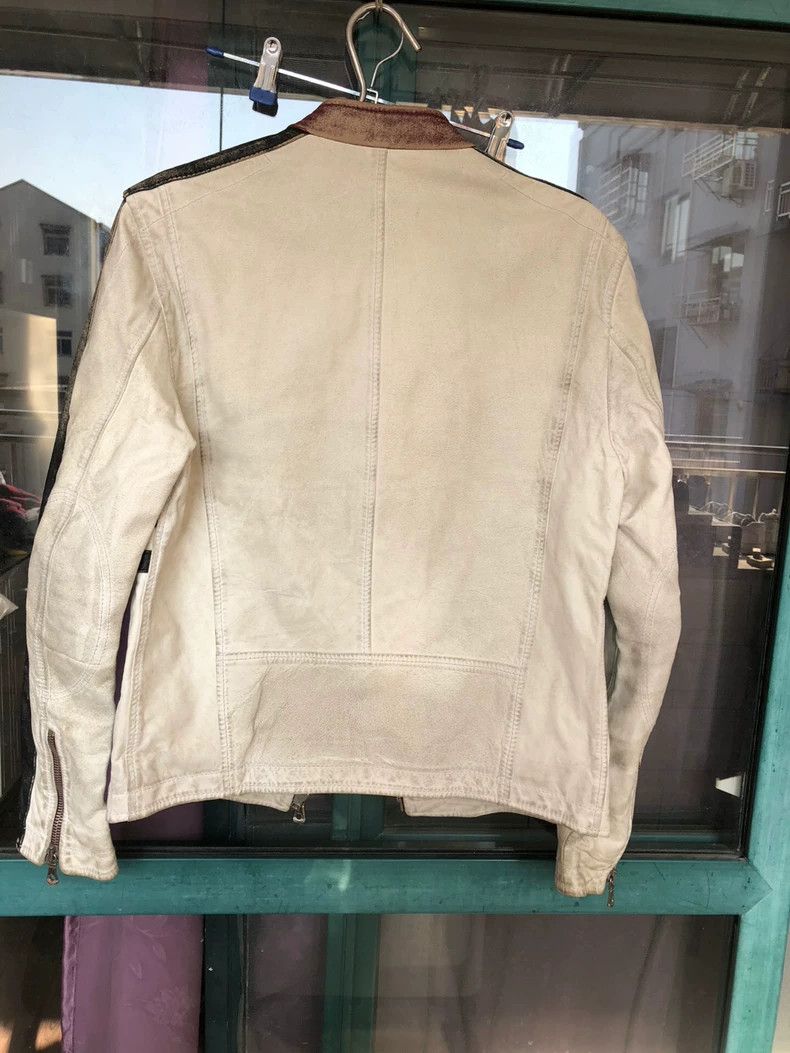 Dolce & Gabbana DG Motorcycle Leather Jacket with Vintage Finish Size US L / EU 52-54 / 3 - 2 Thumbnail