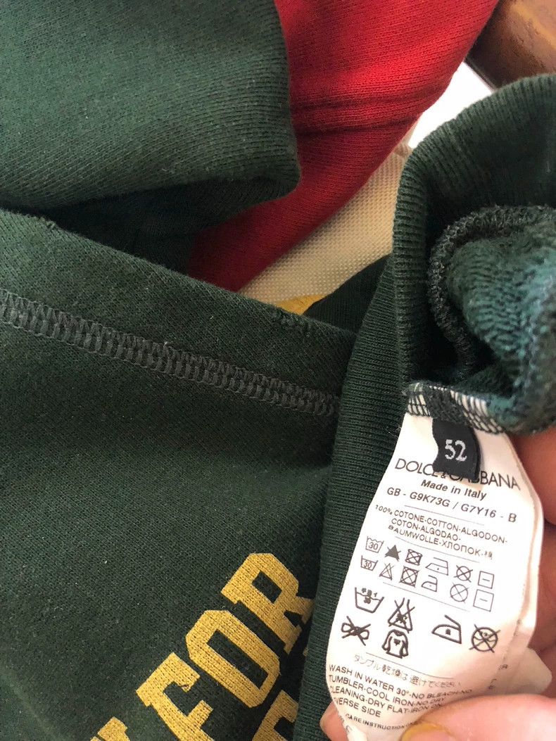 Dolce & Gabbana Green and Red Graphic Hooded Sweatshirt Size US L / EU 52-54 / 3 - 8 Thumbnail