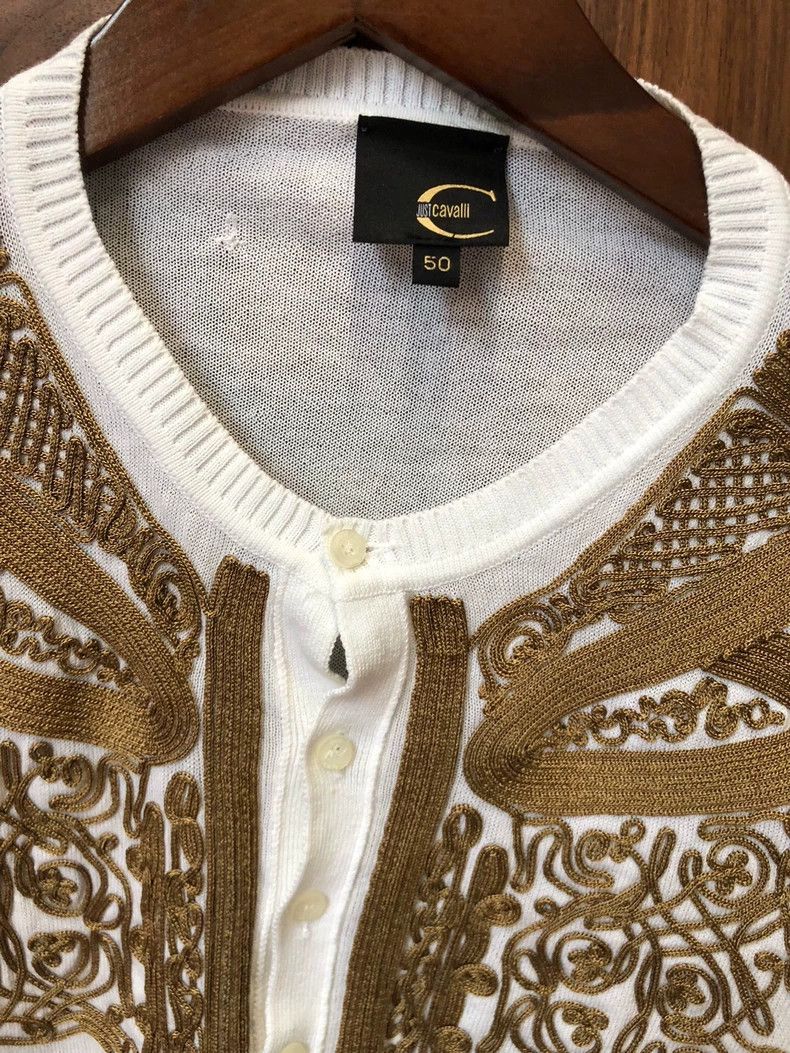 Roberto Cavalli Cavalli Embroidered Long Sleeve Shirt Size US L / EU 52-54 / 3 - 3 Thumbnail