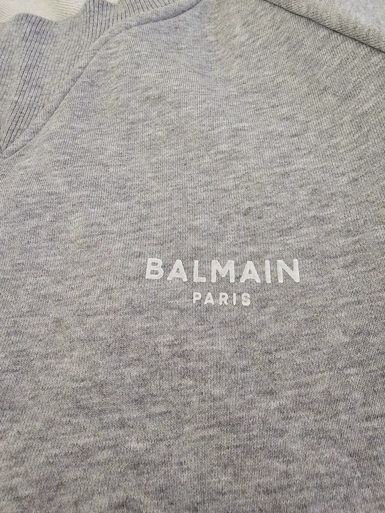 Balmain Balmain Men's Gray Sweatshirt Size US S / EU 44-46 / 1 - 2 Thumbnail