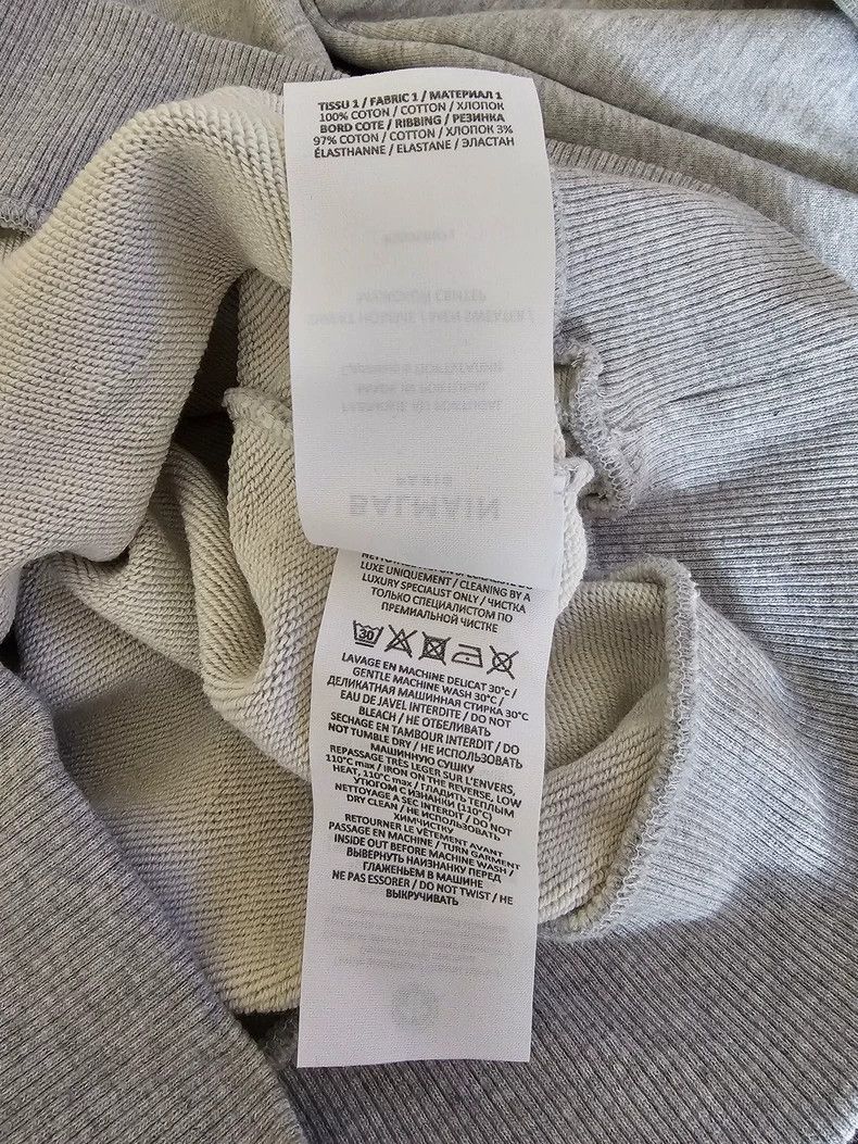 Balmain Balmain Men's Gray Sweatshirt Size US S / EU 44-46 / 1 - 6 Thumbnail
