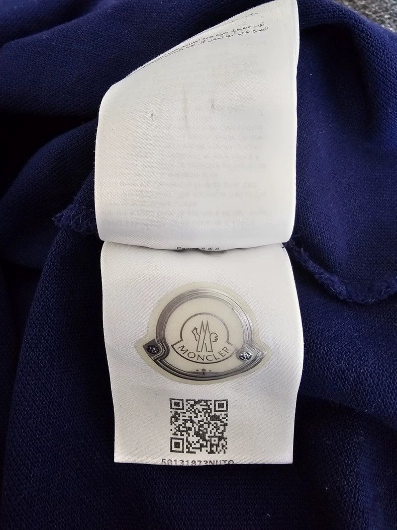 Moncler Moncle Blue Polo Shirt Short Sleeve XL Size US XL / EU 56 / 4 - 8 Thumbnail