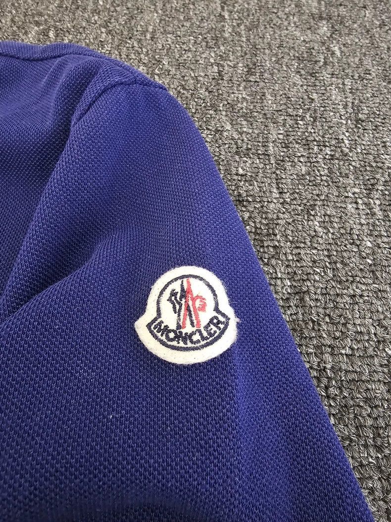 Moncler Moncle Blue Polo Shirt Short Sleeve XL Size US XL / EU 56 / 4 - 3 Thumbnail