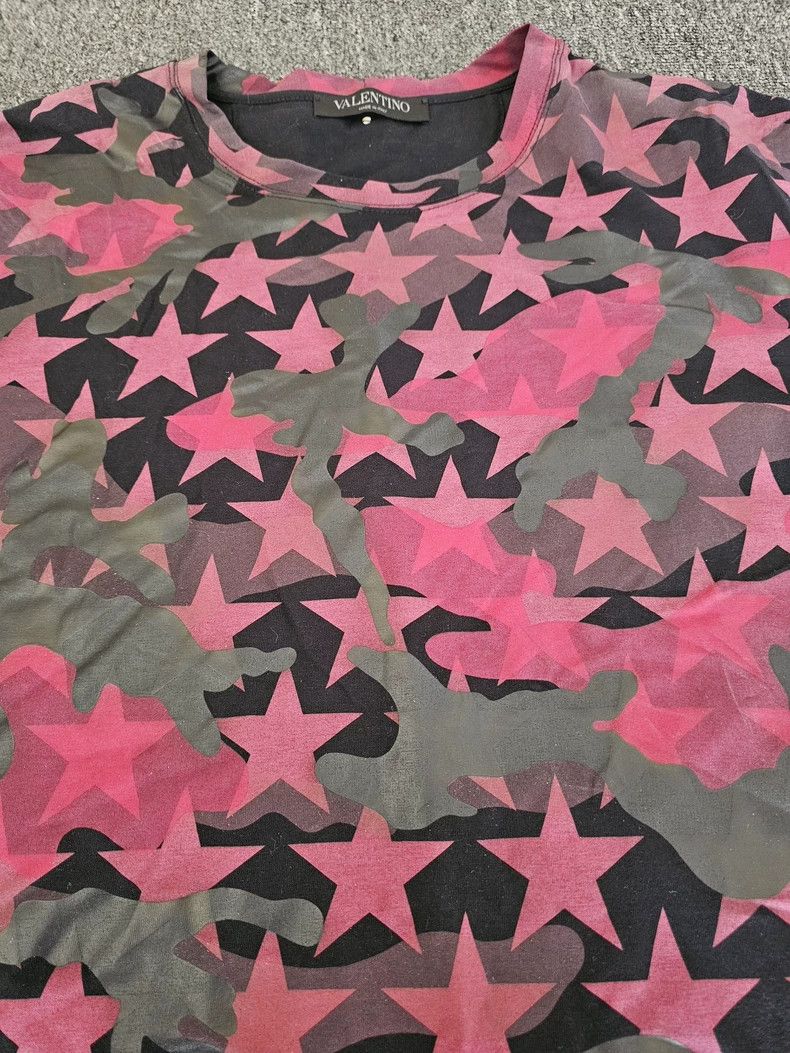 Valentino Valentino Star Print Short Sleeve T-shirt Size US L / EU 52-54 / 3 - 2 Thumbnail