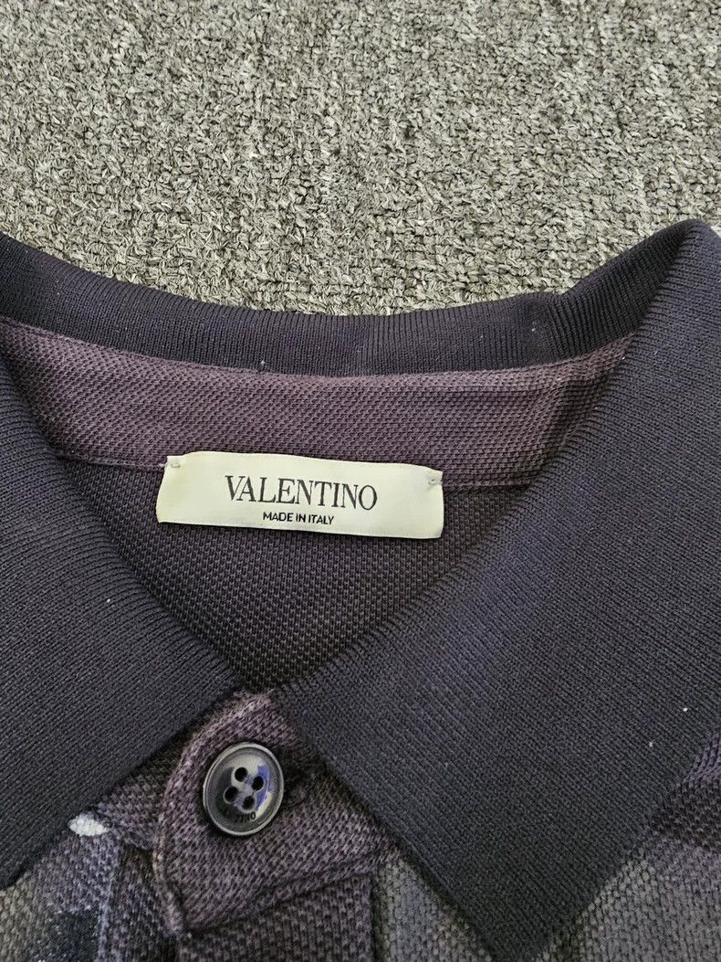 Valentino Valentino Camouflage Short Sleeve Polo Shirt Size US L / EU 52-54 / 3 - 2 Thumbnail