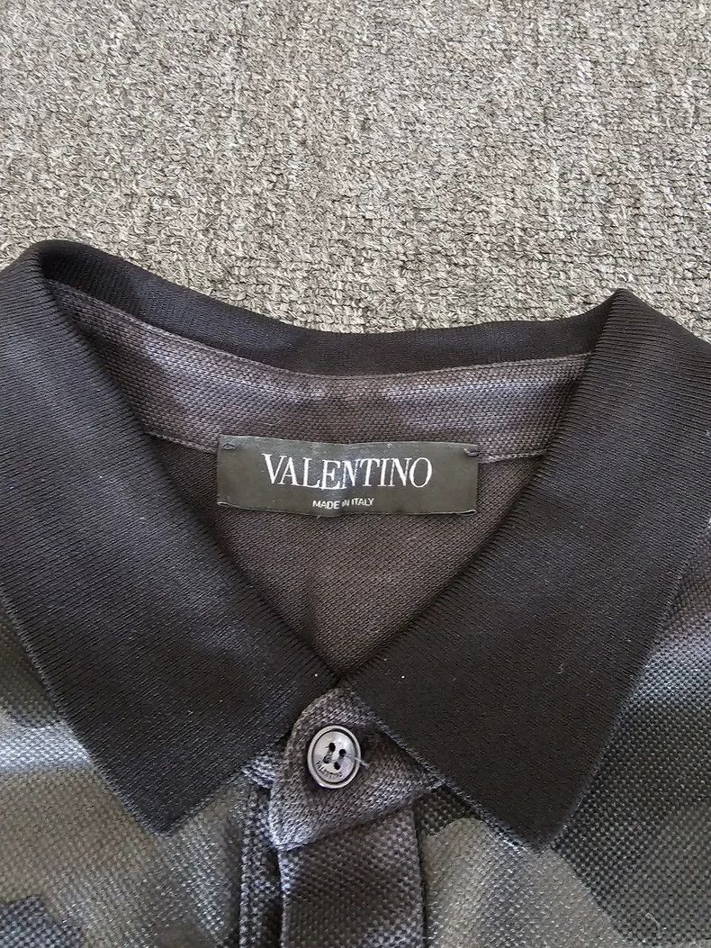 Valentino Valentino Camo Short Sleeve Polo Shirt Size US L / EU 52-54 / 3 - 3 Thumbnail