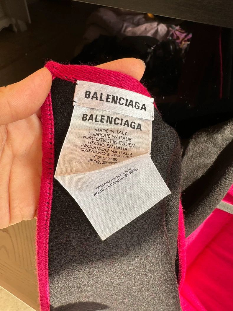 Balenciaga Balenciaga Wool Scarf Shawl for Sale Size ONE SIZE - 8 Thumbnail