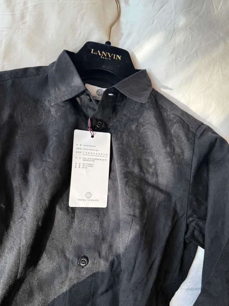 Versace Versace Boys Long Sleeve Shirt with Tag Size US M / EU 48-50 / 2 - 2 Thumbnail