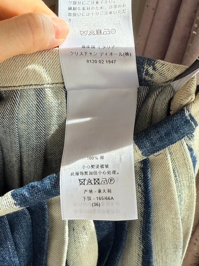 Dior Dior Denim Pleated Skirt Size 36 Size US 36 / EU 52 - 7 Thumbnail