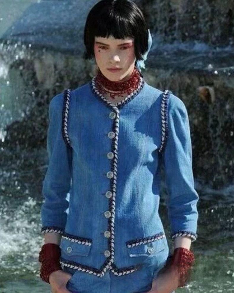 Chanel Chanel Versailles Denim Jacket for Sale Size US XS / EU 42 / 0 - 3 Thumbnail