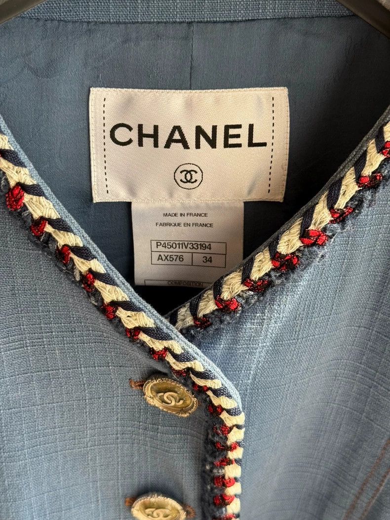 Chanel Chanel Versailles Denim Jacket for Sale Size US XS / EU 42 / 0 - 4 Thumbnail
