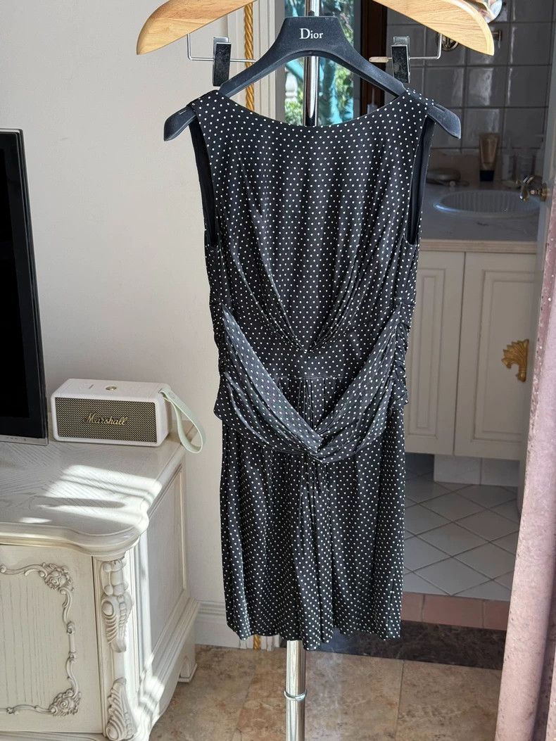 Moschino Moschino Polka Dot Slim Dress XS Size Size 22" - 5 Thumbnail