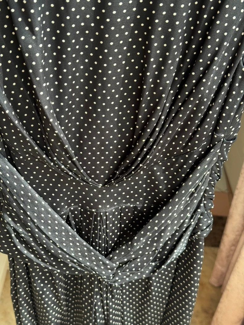 Moschino Moschino Polka Dot Slim Dress XS Size Size 22" - 4 Thumbnail