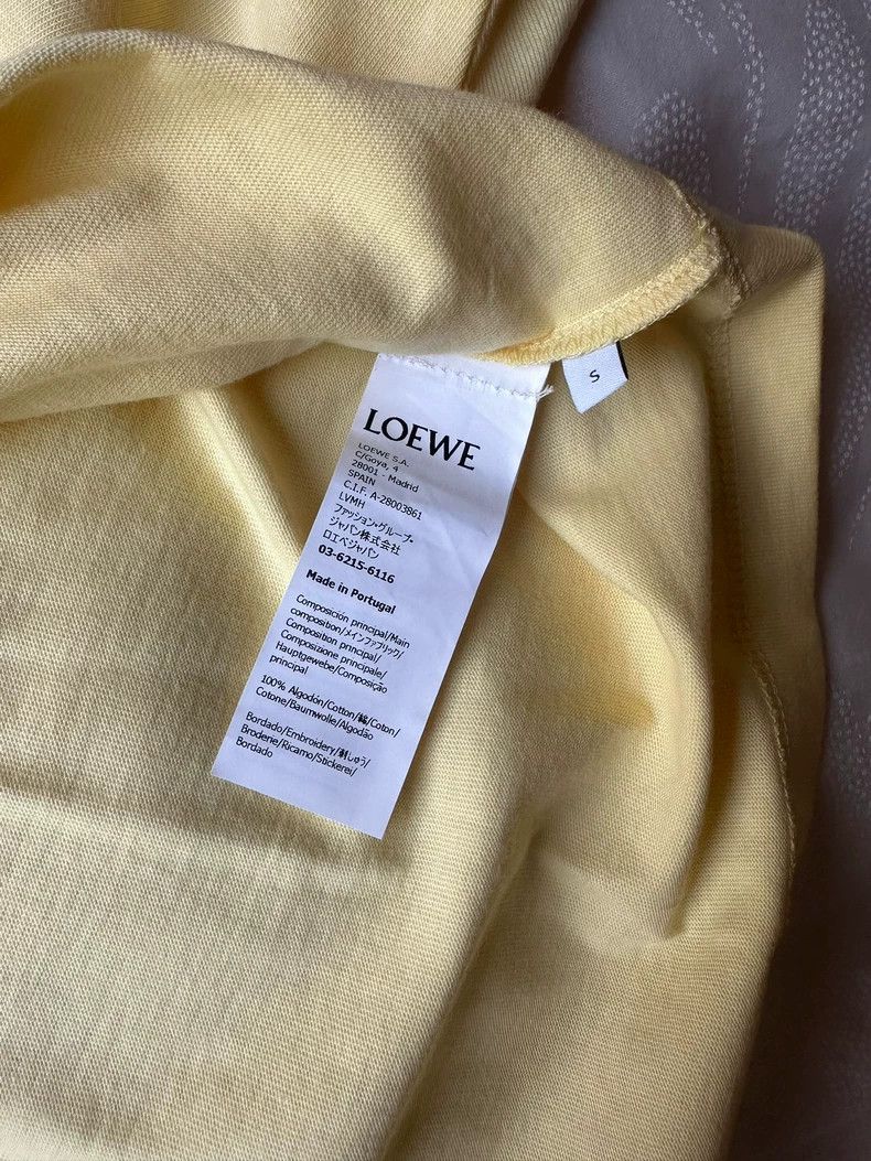 Loewe LOEWE Embroidered Logo Cropped Short Sleeve Shirt Size US S / EU 44-46 / 1 - 6 Thumbnail