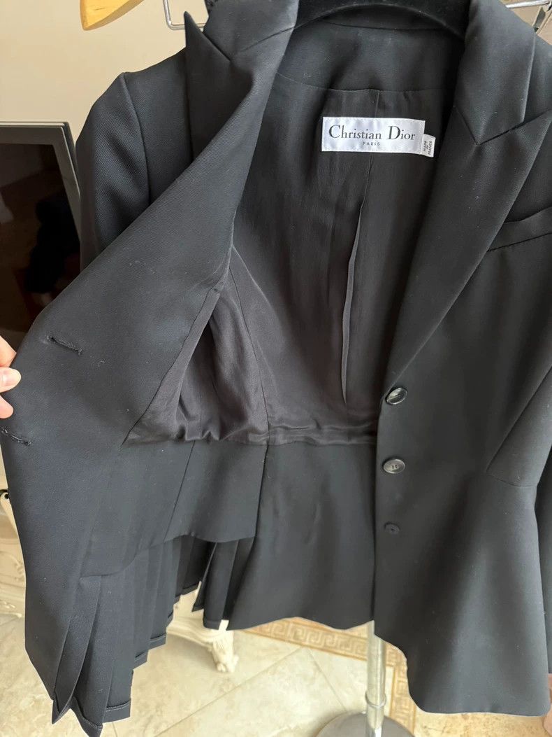 Dior Dior Classic Black Blazer Jacket Size 34 Size US XS / EU 42 / 0 - 7 Thumbnail