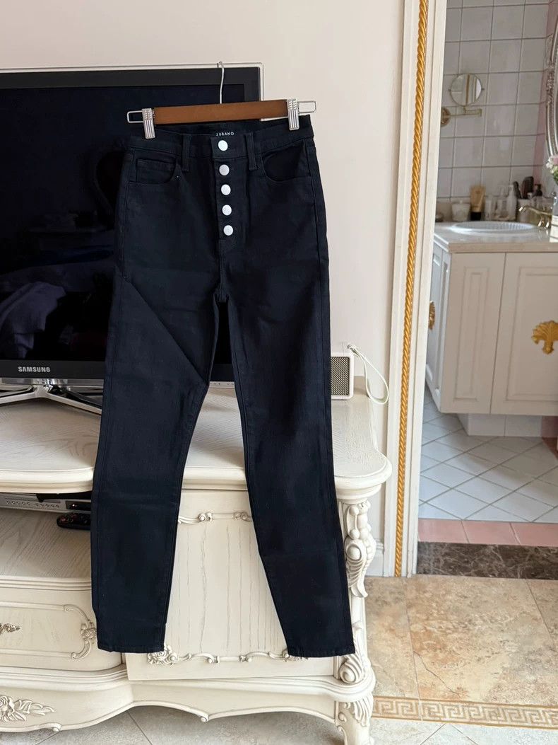 Levi's Frame JBRAND Black Slim Fit Jeans Size US 26 / EU 42 - 6 Thumbnail