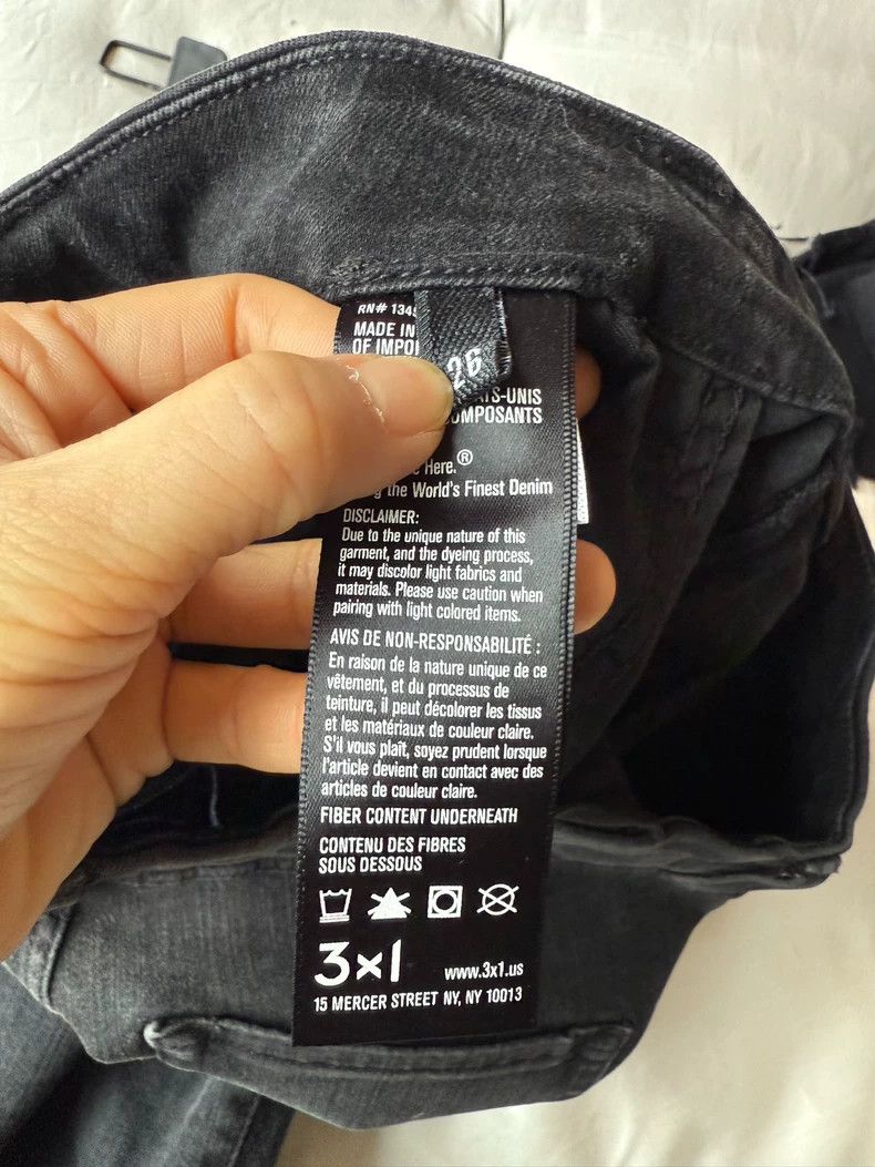 Levi's Frame JBRAND Black Slim Fit Jeans Size US 26 / EU 42 - 5 Thumbnail