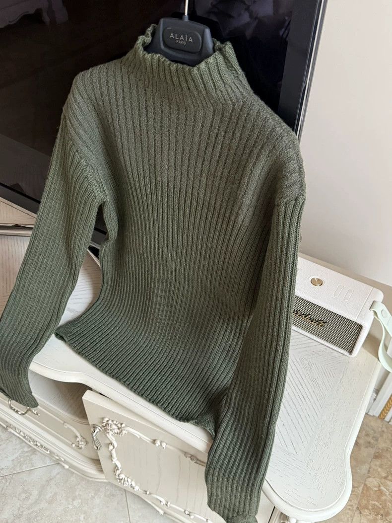 Jil Sander Jil Sander High Neck Wool Sweater Size S Size US S / EU 44-46 / 1 - 4 Thumbnail