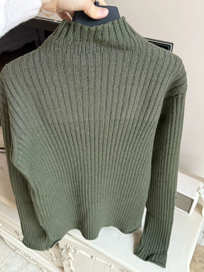 Jil Sander Jil Sander High Neck Wool Sweater Size S Size US S / EU 44-46 / 1 - 5 Thumbnail