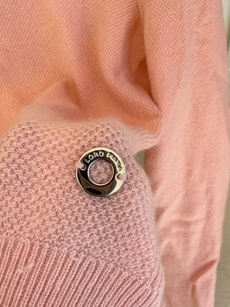 Loro Piana Loro Piana Baby Cashmere Sweater in Pink Size US XS / EU 42 / 0 - 5 Thumbnail