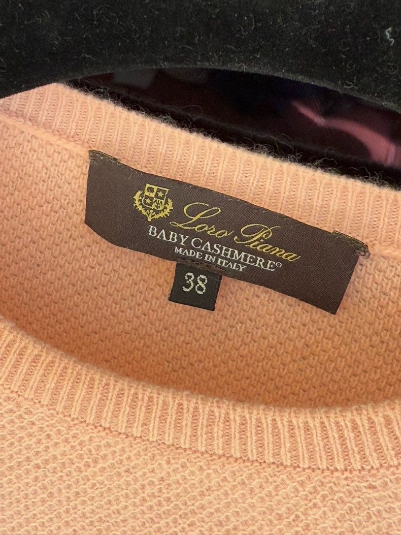 Loro Piana Loro Piana Baby Cashmere Sweater in Pink Size US XS / EU 42 / 0 - 4 Thumbnail