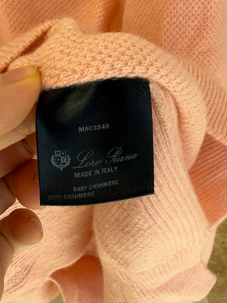 Loro Piana Loro Piana Baby Cashmere Sweater in Pink Size US XS / EU 42 / 0 - 6 Thumbnail