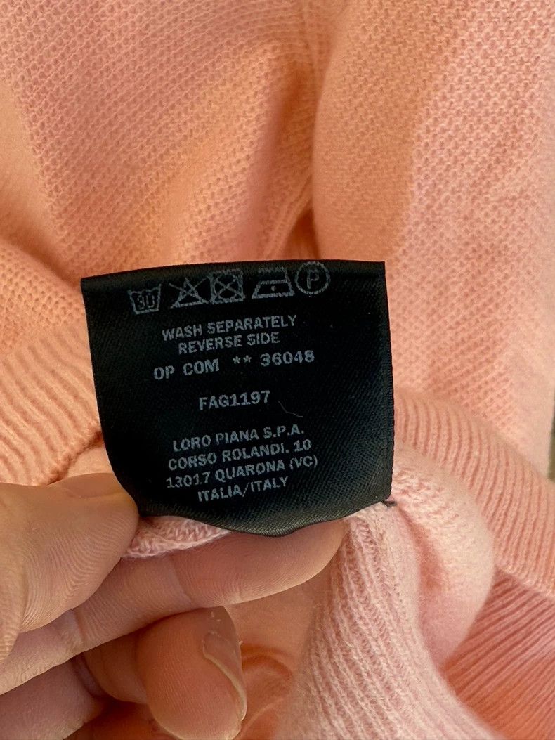 Loro Piana Loro Piana Baby Cashmere Sweater in Pink Size US XS / EU 42 / 0 - 7 Thumbnail