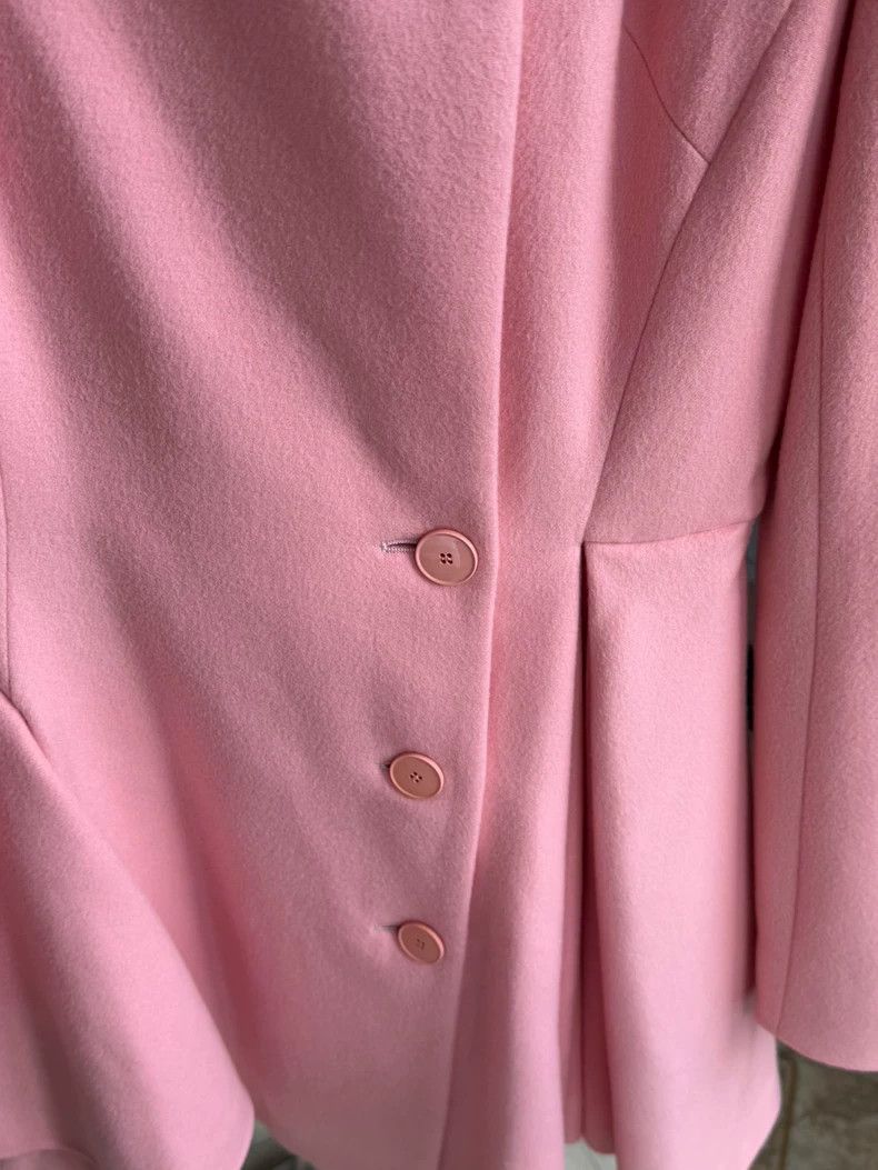 Dior Pink Cashmere Coat by Christian Dior Size US S / EU 44-46 / 1 - 4 Thumbnail