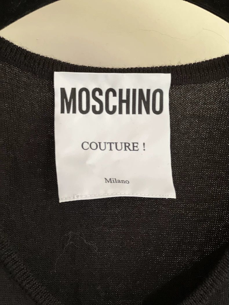 Moschino Moschino Knit Dress with Colorful Capsules Size 22" - 6 Thumbnail